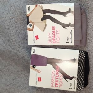 2 pair tights